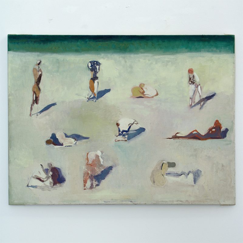 Reinhard Stangl | Am Strand | Öl auf Leinwand | 1998 | 75 x 100 cm