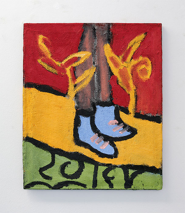 Felix Sondermann | Schicke Schuh | Öl auf Leinwand | 2020 | 72 x 61 cm